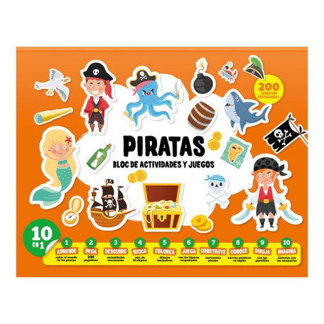 Piratas. Bloc de actividades y juegos.