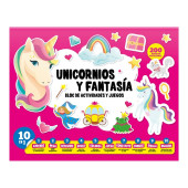 Unicornios y fantasía. Bloc de actividades y juegos.