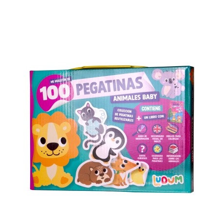 100 pegatinas. Animales de la selva.