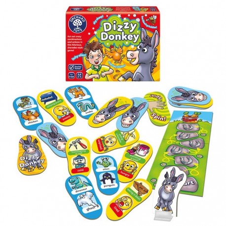 Juego de inglés: Dizzy Donkey.