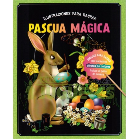 Ilustraciones para rascar. Pascua Mágica.