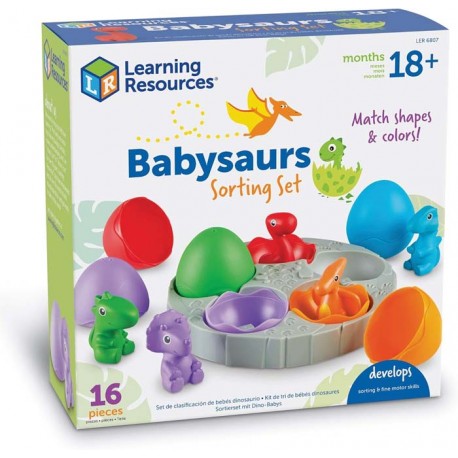 Babysaurs sorting set.