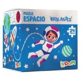 Puzle el espacio. Brillante.