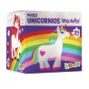 Puzle de unicornios. Brillantes.