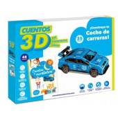 Cuentos 3D. Coche de carreras.