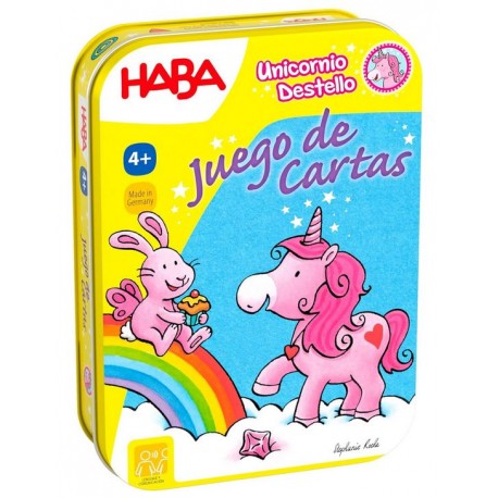 Unicornio destello. Juego de cartas.