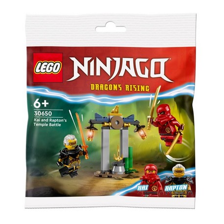 Ninjago. La batalla del templo de Kai y Rapton.