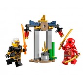 Ninjago. La batalla del templo de Kai y Rapton.