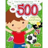 500 pegatinas de aventuras.