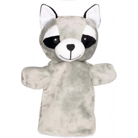 Hand Puppet: Raccoon.