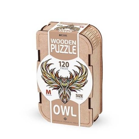 copy of Wooden puzzle. Owl.