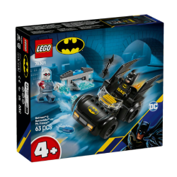 Batman and Batmobile vs. Mr. Freeze.