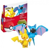 Pikachu y Zubat. MATTEL