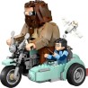 Viaje en moto de Hagrid y Harry.