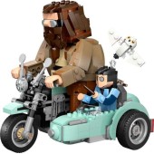 Viaje en moto de Hagrid y Harry.