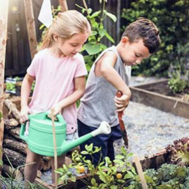 Los beneficios de un huerto urbano para niños Los beneficios de un huerto urbano para niños
